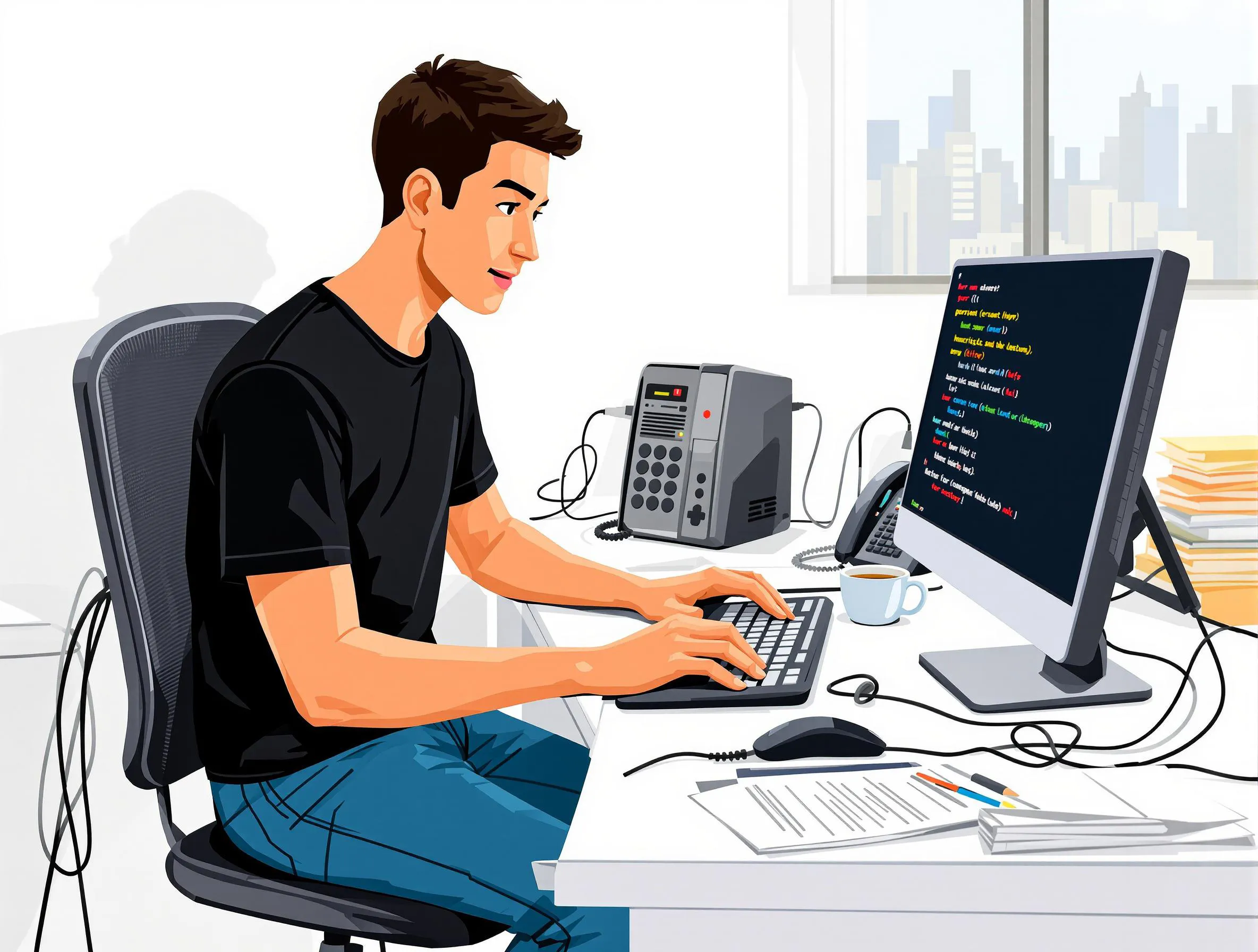 Bannière du service de résolution de pannes informatiques
