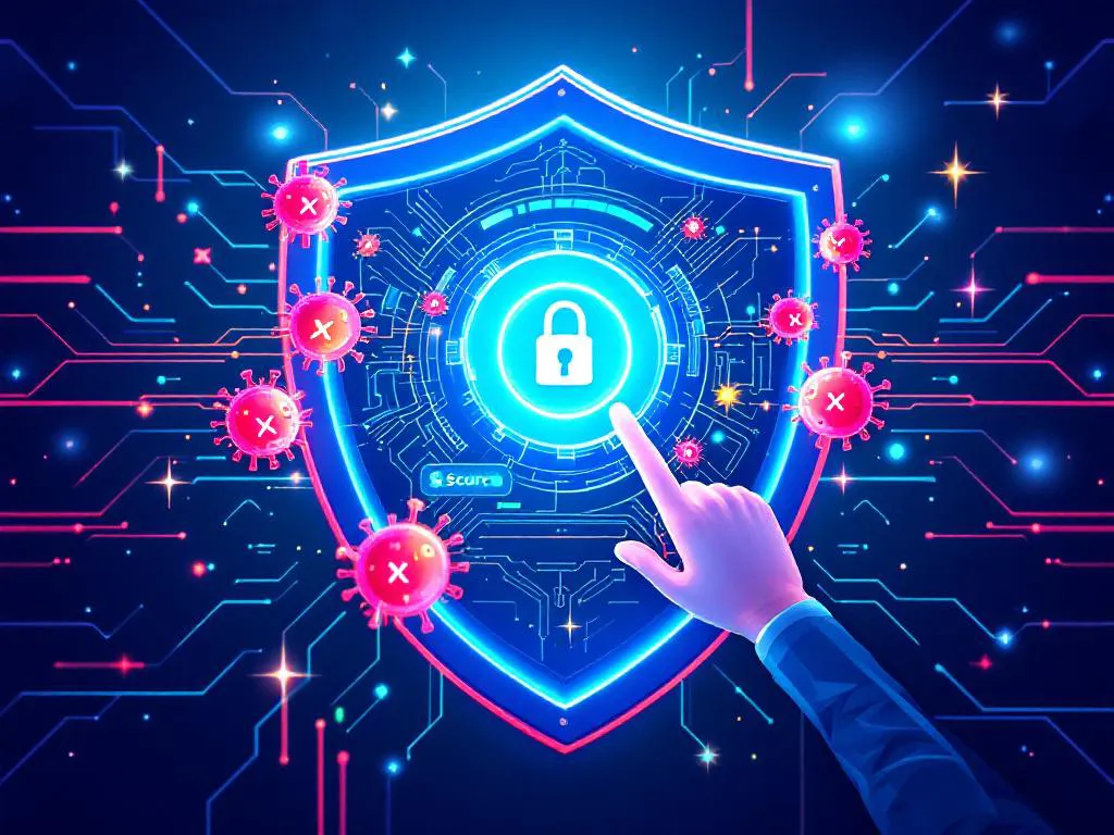 Bannière du service de suppression de virus et malwares