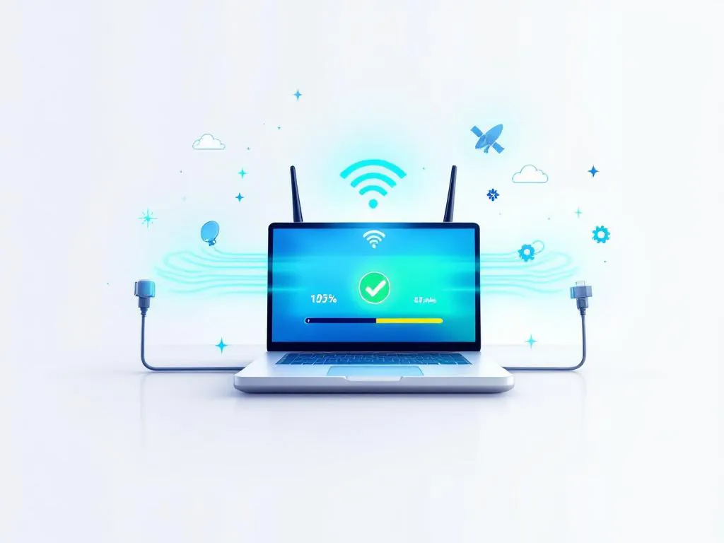 Bannière du service de résolution de problèmes de connexion internet